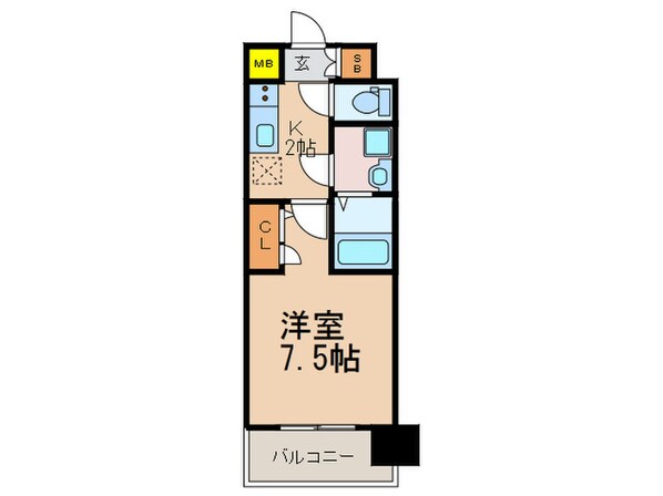 S-RESIDENCE福島grandeの物件間取画像